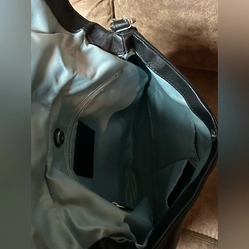 Coach Kristin Black Leather Shoulder Bag - Picture 8 of 11